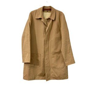 A.P.C. Tan Bal Collar Removable Sherpa Lining Coat Mens Size XLarge